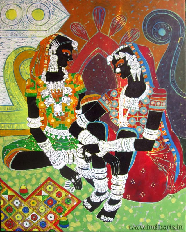 Anuradha Thakur – Festive Rhythm Painting